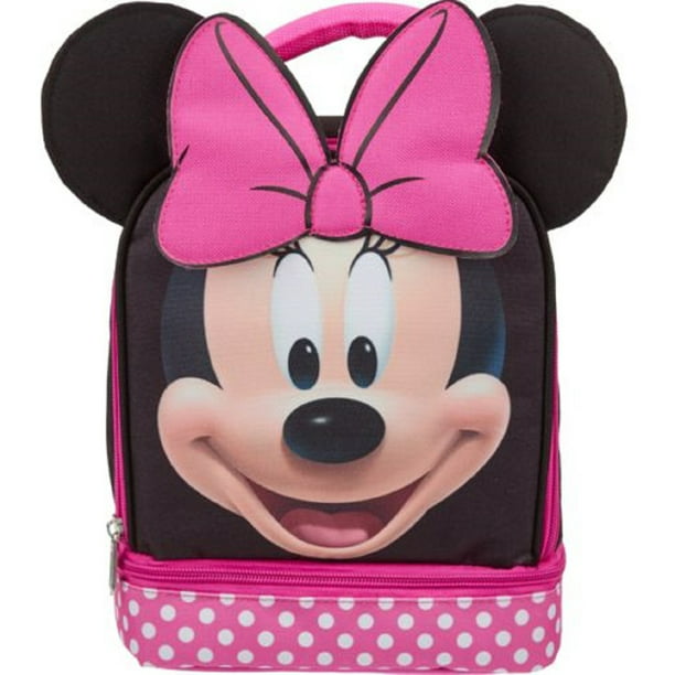 Minnie Mouse Lunch Box Bag  Insulated with 3D Ears 